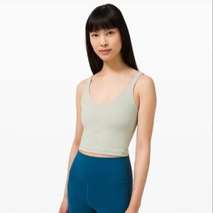 lululemon align tank in fern green